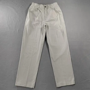 LL Bean Stretch gerades Bein weiß khaki Hose Herren Größe tatsächlich 30x29 - Bild 1 von 5