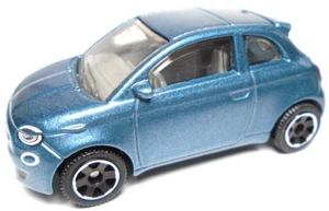 2022 MATCHBOX FIAT 500E BLUE 1:64 DIECAST 2 3/8" CAR - Picture 1 of 6