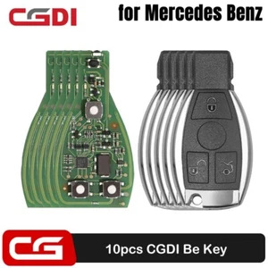 10pcs Original CGDI MB Be Key With Smart Key Shell 3 Buttons for Mercedes Benz - Picture 1 of 12