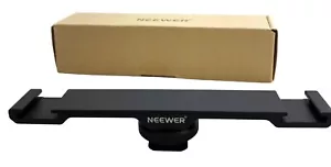Neewer PT-2 Staffa di prolunga doppia Cold Shoe per accessori fotocamera - Foto 1 di 6