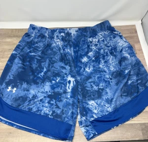 Under Armour Pantaloncini Uomo Elasticizzati Treno Blu Nuvola Taglia XL - Foto 1 di 8