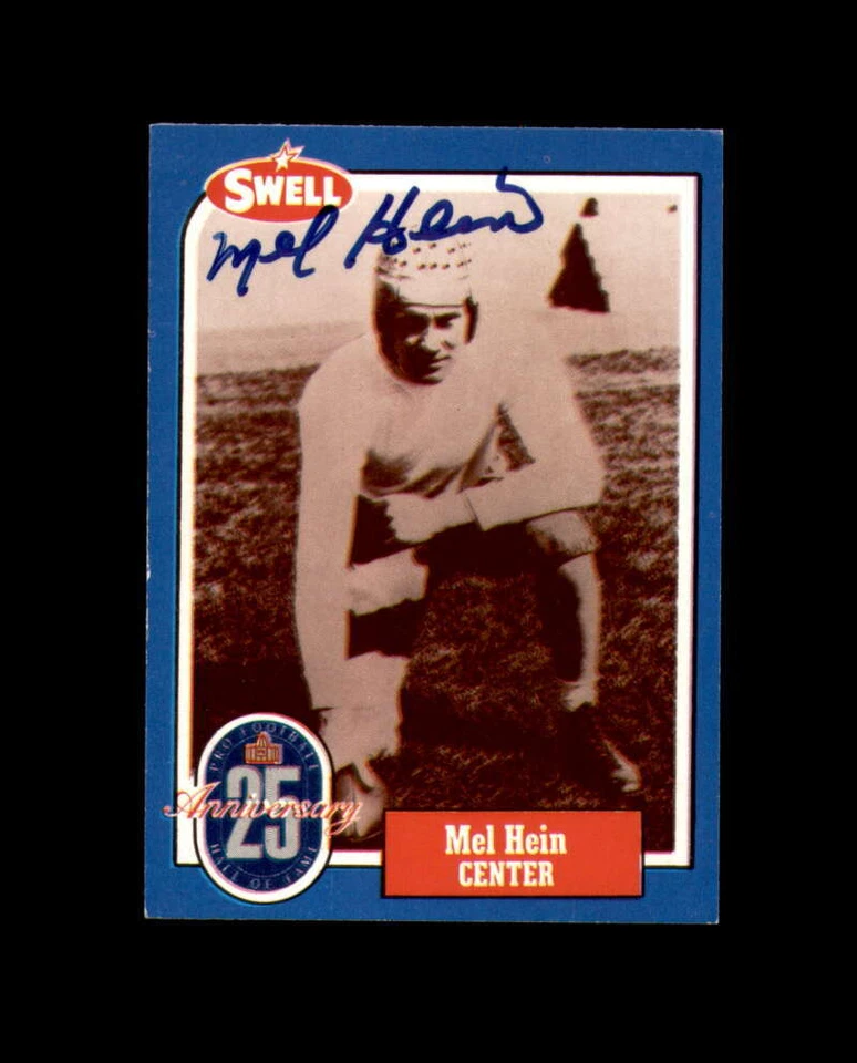 Mel Hein Signed 1988 Swell New York Giants Autograph - Image 1 of 2