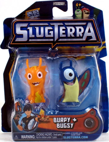 Slugterra Mini Figure 2-Pack BURPY & BUGSY with Code for Exclusive Game items Cover