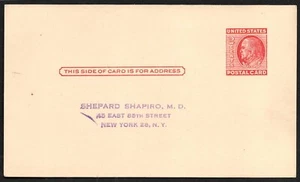 P55? UNITED STATES OF AMERICA 2c cent US postal card FRANKLIN , used - Picture 1 of 1