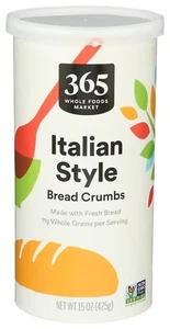 365 by Whole Foods Market, Italian Style Bread Crumbs, 15 OZ - Picture 1 of 6
