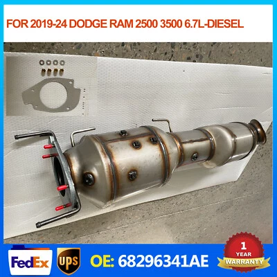 Nuevo para Dodge Ram 2500 3500 2019-2024 diésel convertidor 6,7 DPF 68296341AE Foto 1 de 4