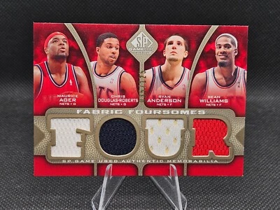 RYAN ANDERSON, SEAN WILLIAMS/125 - Cuarteto de tela - Cubierta superior 2009-10 Foto 1 de 2