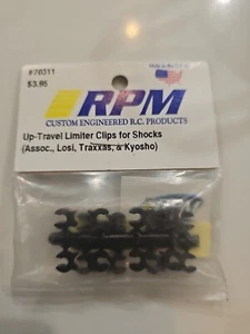 Vintage RPM Up-Travel Limiters 70311 Associated Losi Traxxas Kyosho Black - Picture 1 of 1