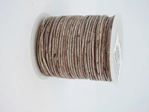 Leder Kordel Rund Vintage Used 1 1,5, 2, 3, 4 100% Echt String Spitze Tanga - Bild 1 von 26