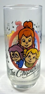 Bicchiere THE CHIPETTES Chipmunk Girls 1985 alto 6" Alvin and the Chipmunks - Foto 1 di 7