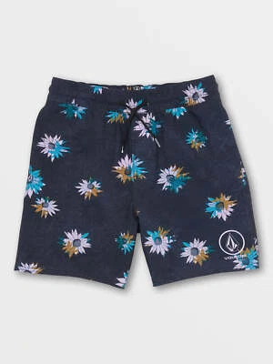 Volcom Big Boys S Board Swim Manic Trunks Shorts Unlined Floral - Image 1 of 4