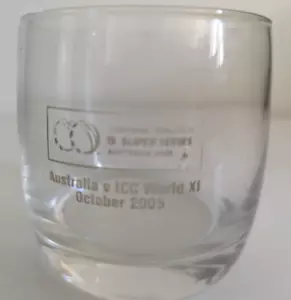 Johnnie Walker Super Series Commemorative Glass Australia v ICC XI 2005 Cricket - Picture 1 of 5