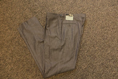 Pantalones de vestir ajustados ajustables Joseph Abboud para hombre - talla 38 - marrón espiga Foto 1 de 4