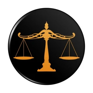 Scales Of Justice Rechtsanwalt kompakte Tasche Handtasche Hand Kosmetik Make-up Spiegel - Bild 1 von 7