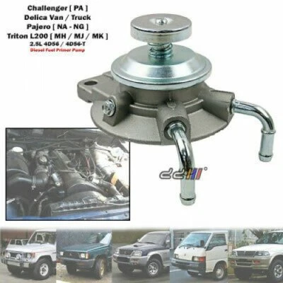 Diesel Fuel Primer Pump For Mitsubishi Pajero L049 Triton MJ MK 2.5L 4D56 Diesel - image 1 of 4