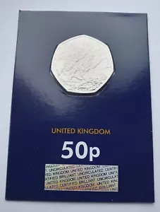 2024 BUNC 50p D-DAY LANDINGS 80th Anniversary Fifty Pence coin Charles III - Picture 1 of 4