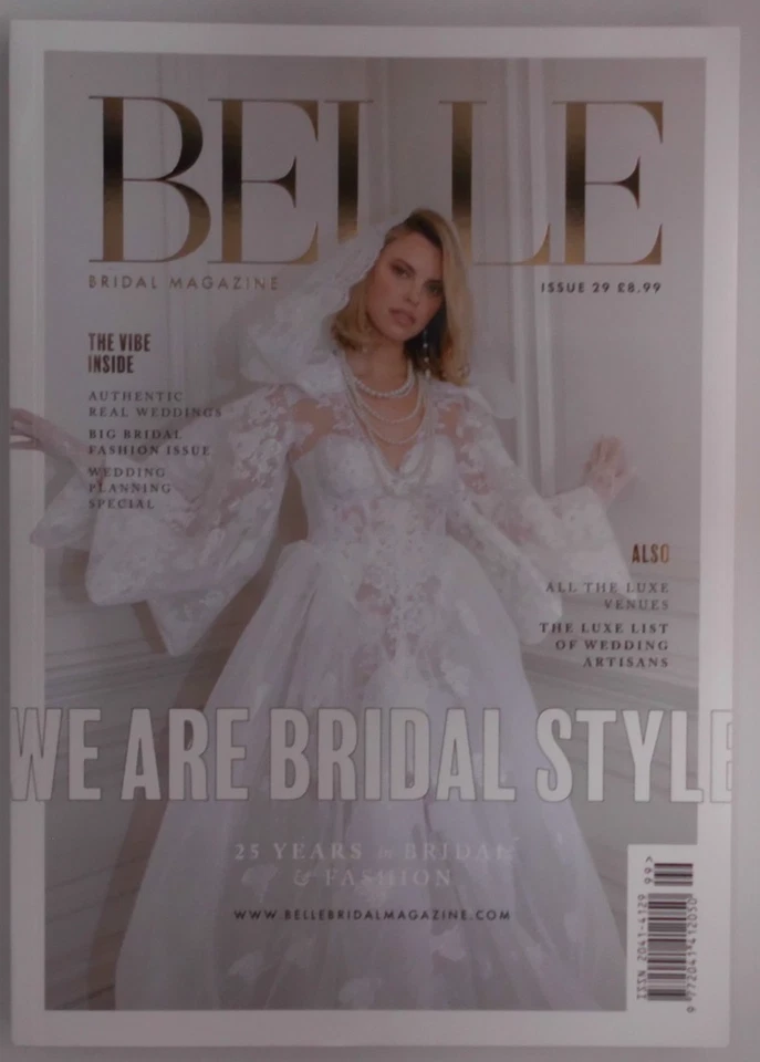 Belle Bridal magazine #29 2025. We are Bridal Style 25 years in Bridal & Fashion - Image 1 of 1