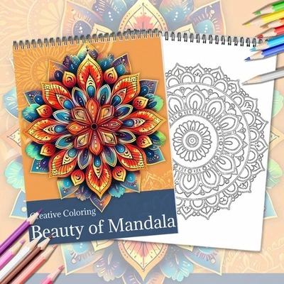Beauty of Mandala Malbuch 22 Seiten – Kreatives Ausmalbuch für Erwachsene Relax - Bild 1 von 4
