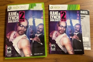 Kane & Lynch 2: Dog Days (Microsoft Xbox 360, 2010) Completo CIB TESTATO - Foto 1 di 10