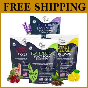 Bagno Piedi Naturale Soak con Supporto Fungino - Confezione da 4 - Foto 1 di 11