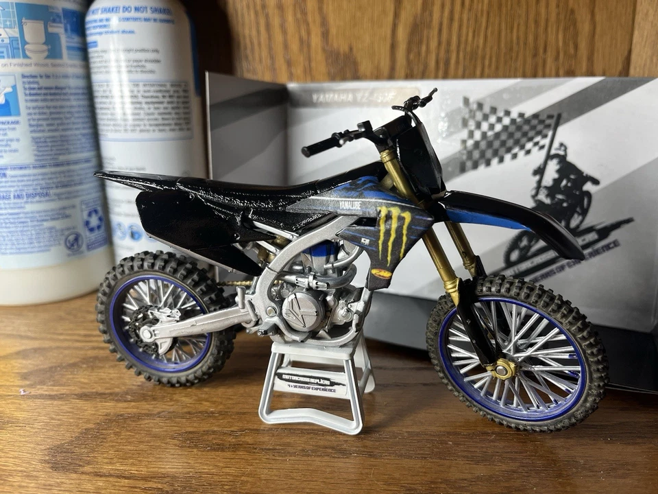 Yamaha Yz450 MONSTER 1:12 Scale Custom Made For Display - Image 1 of 4
