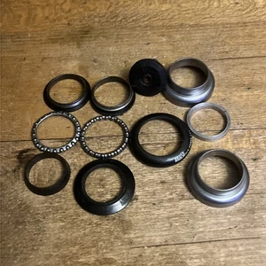 Vintage Dia Compe Aheadset 1-1/8" gewindelos 34mm Cups 30mm 90er 00er MTB - Bild 1 von 24