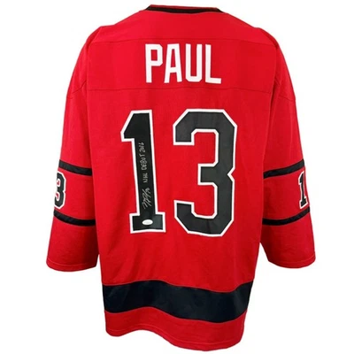 Nick Paul autographed signed inscribed jersey NHL Ottawa Senators JSA Tampa Bay - Image 1 of 4