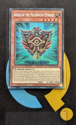 MP25-EN078 Shield of Millennium Dynasty Prismatic Secret Rare 1st Edition YuGiOh - Image 1 of 3