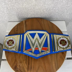 WWE Universal Championship Belt Blue 2014 Mattel Toy Wrestling Champion Title - Picture 1 of 9