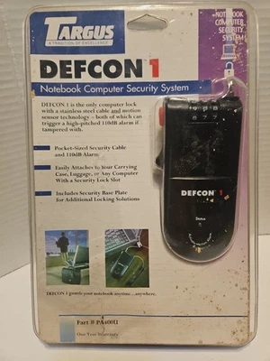 Targus Defcon 1 Notebook Computer Security Alarm Motion Detector LED PA400U New - Image 1 of 4