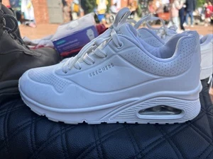 Skechers UNO RUGGED - CHILLPROOF Damen Frauen Sneaker Weiss white - Bild 1 von 6
