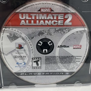Marvel: Ultimate Alliance 2 (PlayStation 3, PS3, 2009) nur Disc, getestet/funktioniert - Bild 1 von 1