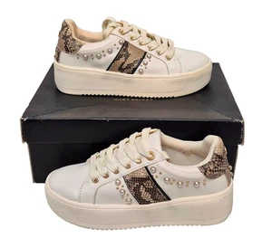 KURT GEIGER Womens Lottie Stunning White Comb Trainer Shoe EU 37 UK 4 FAULTY - Picture 1 of 8