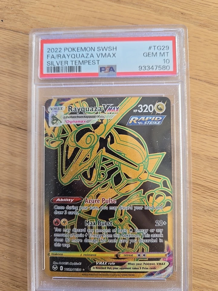 Pokémon TCG Rayquaza VMAX TG29/TG30 PSA10 - Image 1 of 1