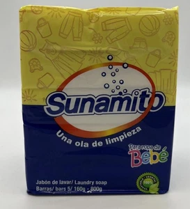 10 JABÓN DE CUABA SUNAMITO JABÓN PARA ROPA DE BEBE 2 Paquetes Nuevos - Imagen 1 de 3