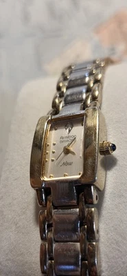 Working Armitron Now Diamond Women Watch 16mm Two Tone Steel Champagne Quartz - image 1 of 4