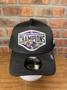 New Era Baltimore Ravens AFC North Division Champions 2024 9Forty SnapBack Mütze - Bild 1 von 9