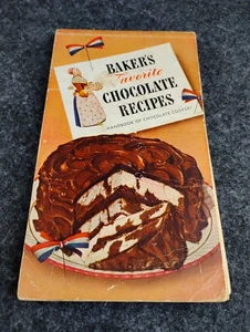 Baker's Favorite Chocolate Recipes Handbook of Chocolate Cookery 1950s - Picture 1 of 10