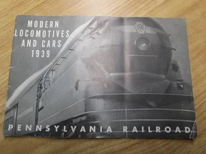 Libro Ferrovie: Locomotive e automobili moderne 1939 Pennsylvania Railroad - Foto 1 di 4