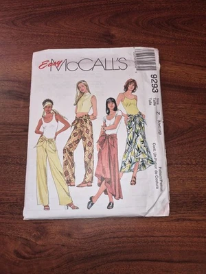 VTG McCall's 9293 Misses' EASY - Tie Front Pants & Skirt SZ: 12-18 (M & L) UC FF - Image 1 of 4