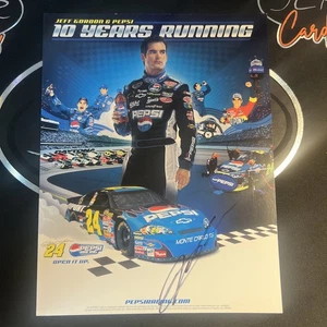 Jeff Gordon Autographed 8 1/2x11 Hero Card - Picture 1 of 4
