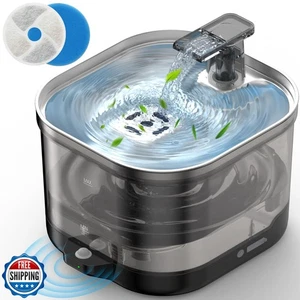 Accokids Wireless Cat Water Fountain Cordless with Detachable Tank, Battery O - Bild 1 von 5