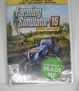 Farming Simulator 15 Gold Edition (PC DVD-ROM) | Complete w/ Case, Manual & Disk - Picture 1 of 3