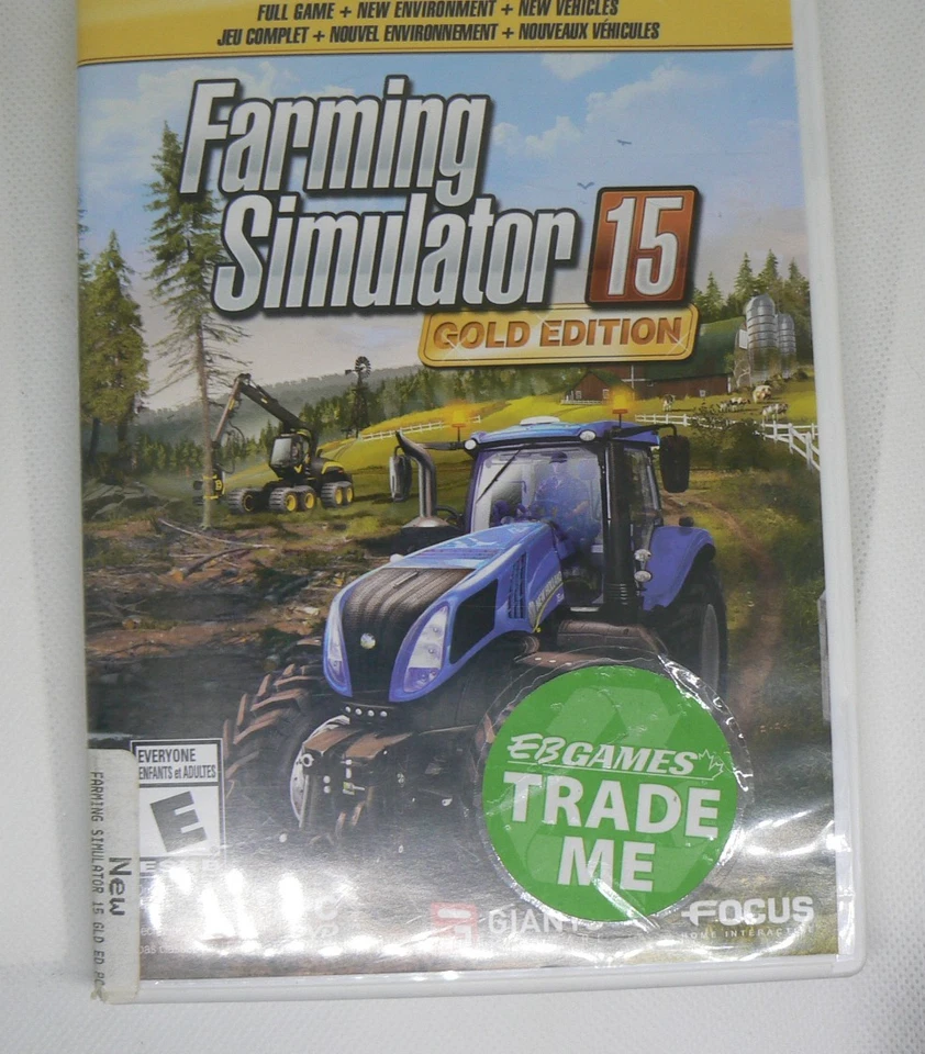 Farming Simulator 15 Gold Edition (PC DVD-ROM) | Complete w/ Case, Manual & Disk - Image 1 of 3