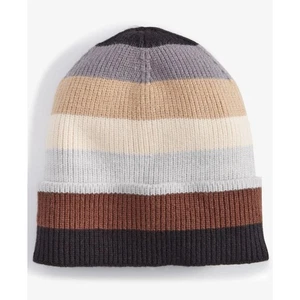 On 34th Women's Colorblocked Cuffed Beanie in Neutral - Picture 1 of 1
