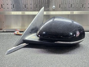 JAGUAR XF X250 LEFT HAND PASSENGER SIDE DOOR WING MIRROR BLACK FOLDING - Picture 1 of 9