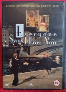 Everyone Says I Love You (Region 2 PAL DVD, Not US) Woody Allen, Drew Barrymore - Imagen 1 de 3