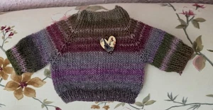 Pullover für Teddybär (Puppe) Handarbeit!   - Bild 1 von 3