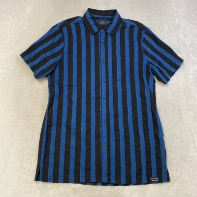 Camisa informal de manga corta a rayas verticales Scotch & Soda para hombre manga corta Foto 1 de 4