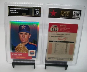2022 Topps Chrome #352 Platinum Anniv. REFACTOR NOLAN RYAN * GMA GEM MT 10 - Bild 1 von 1